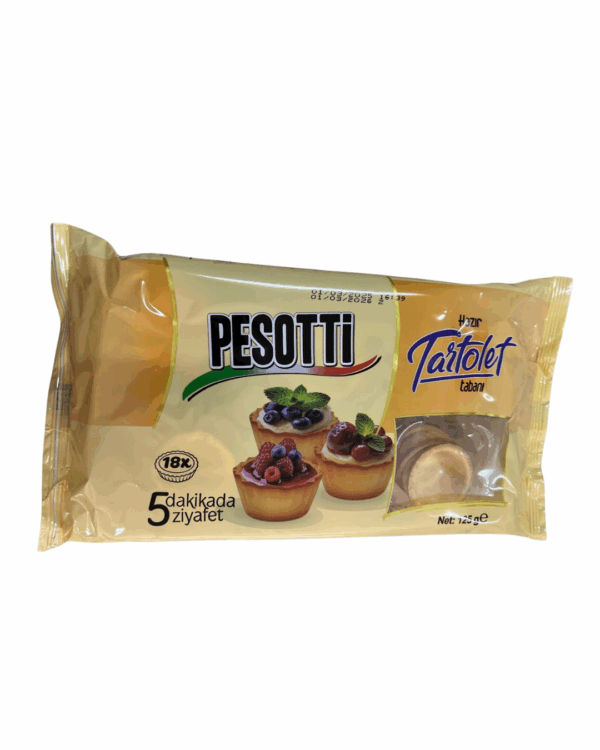PESOTTİ TARTOLET 125 GR 18 ADET