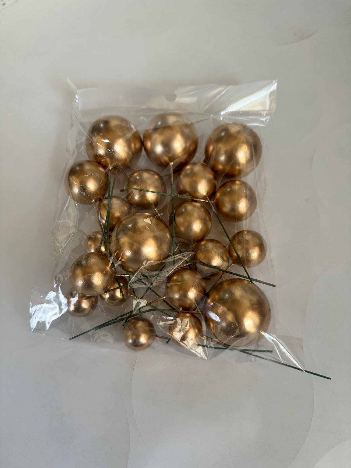 PASTA SÜSLEME TOPU GOLD