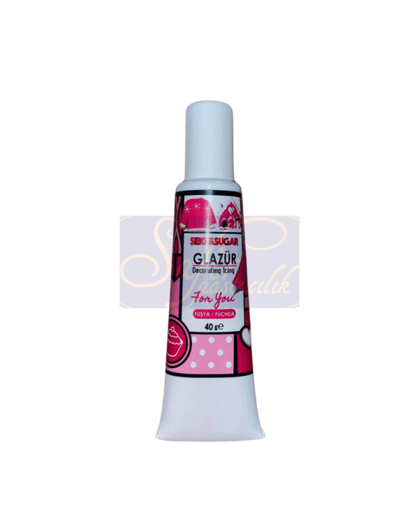 GLAZÜR PEMBE - 40 GR