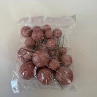 PASTA SÜSLEME TOPU SİMLİ PEMBE - Görsel 2