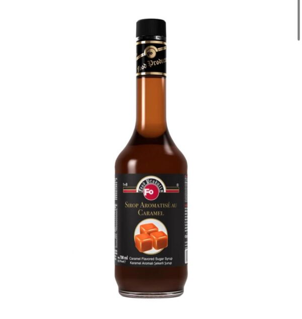 KARAMEL AROMALI ŞEKERLİ ŞURUP - 700 ML