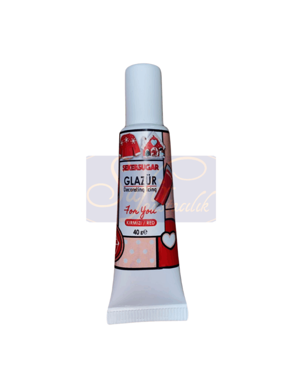 GLAZÜR KIRMIZI - 40 GR
